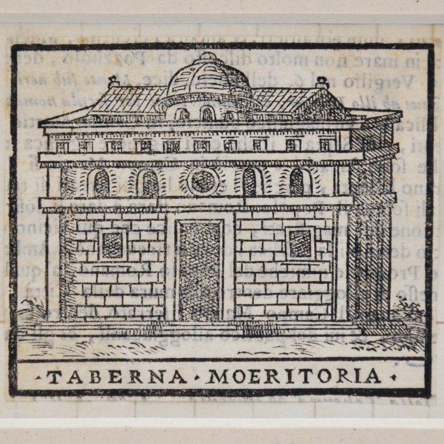 16th Century Italian Architecture Taberna Moeritoria Matted