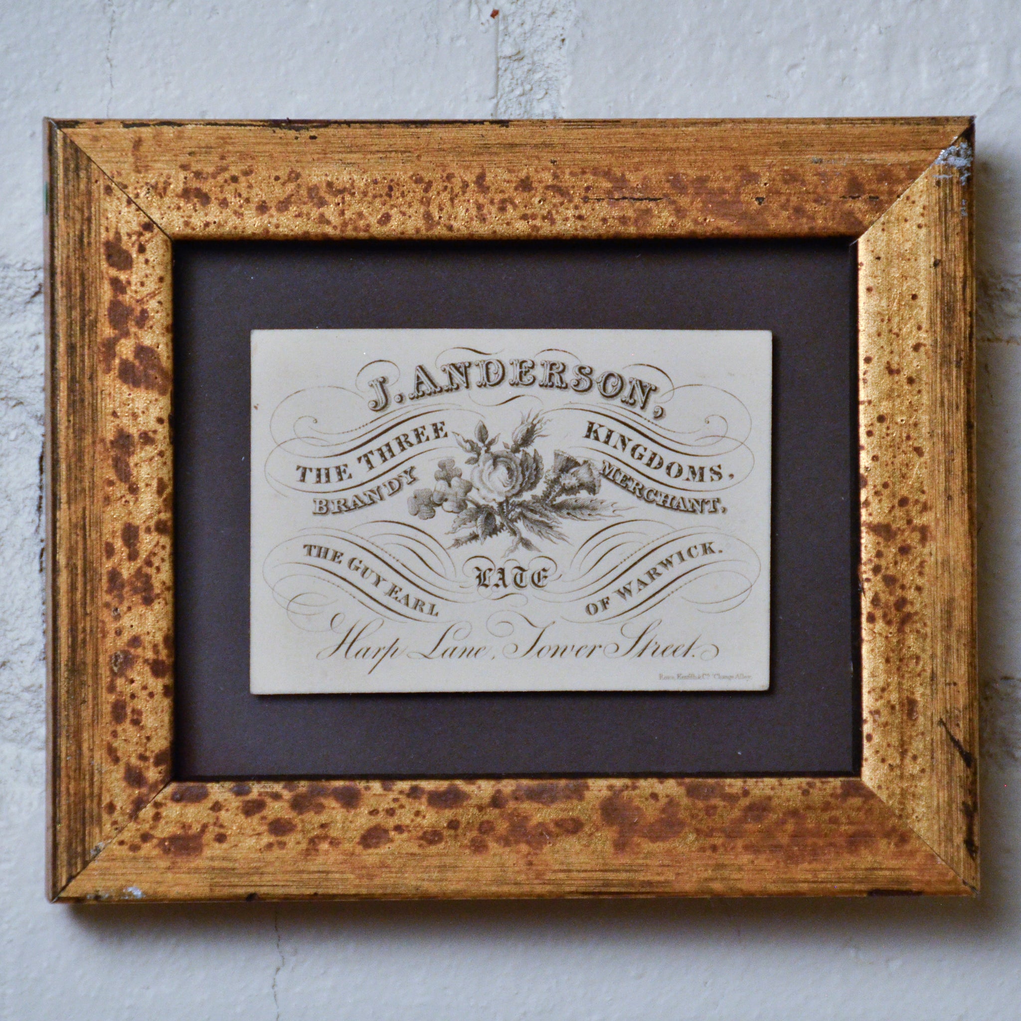 Framed Trade Cards C Prints Charming Soho