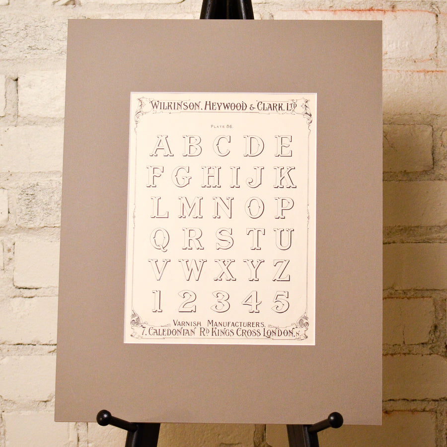 Wilkinson, Heywood and Clark Alphabets Matted 1