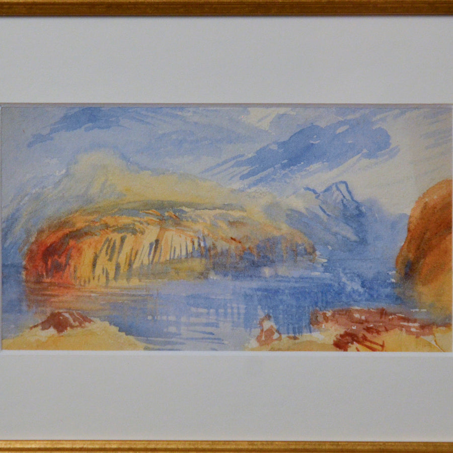 English Watercolor Framed 8