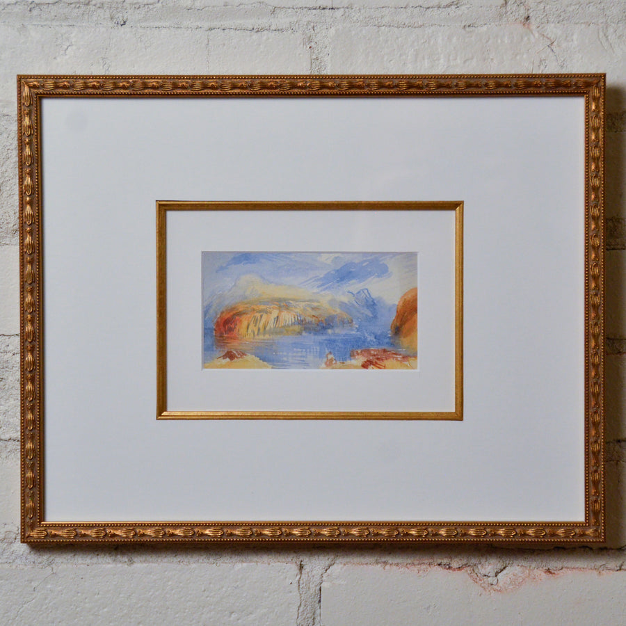 English Watercolor Framed 8