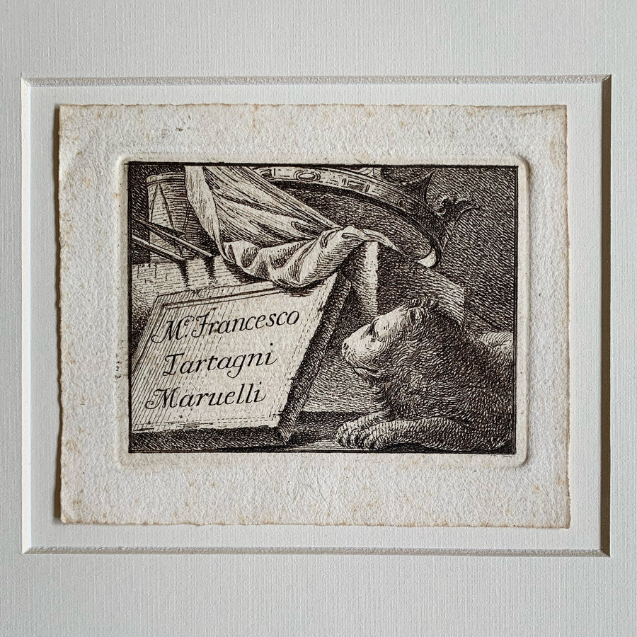 18th Century Calling Cards Matted 12