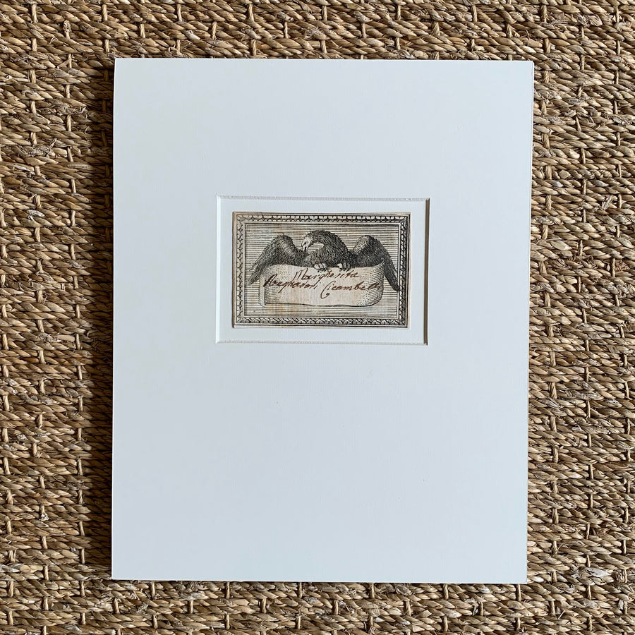 18th Century Calling Cards Matted 28