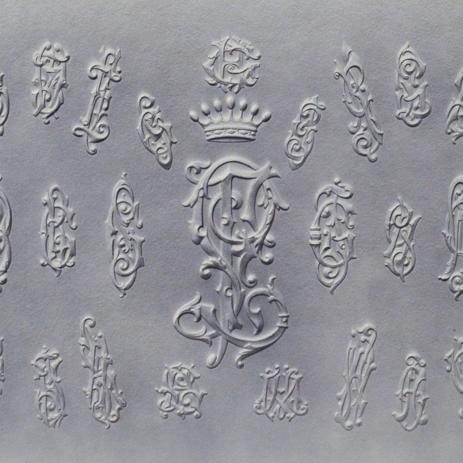 French and Imperial Russian Embossed Monograms 8