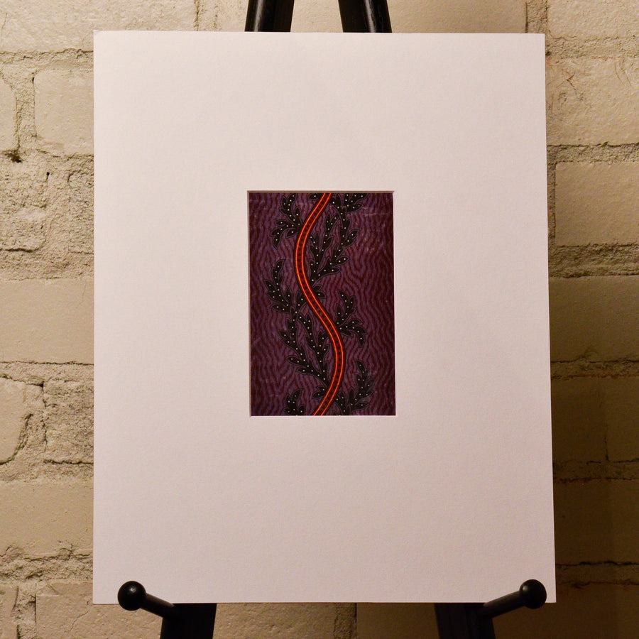 Fabric Design Paintings (Matted)