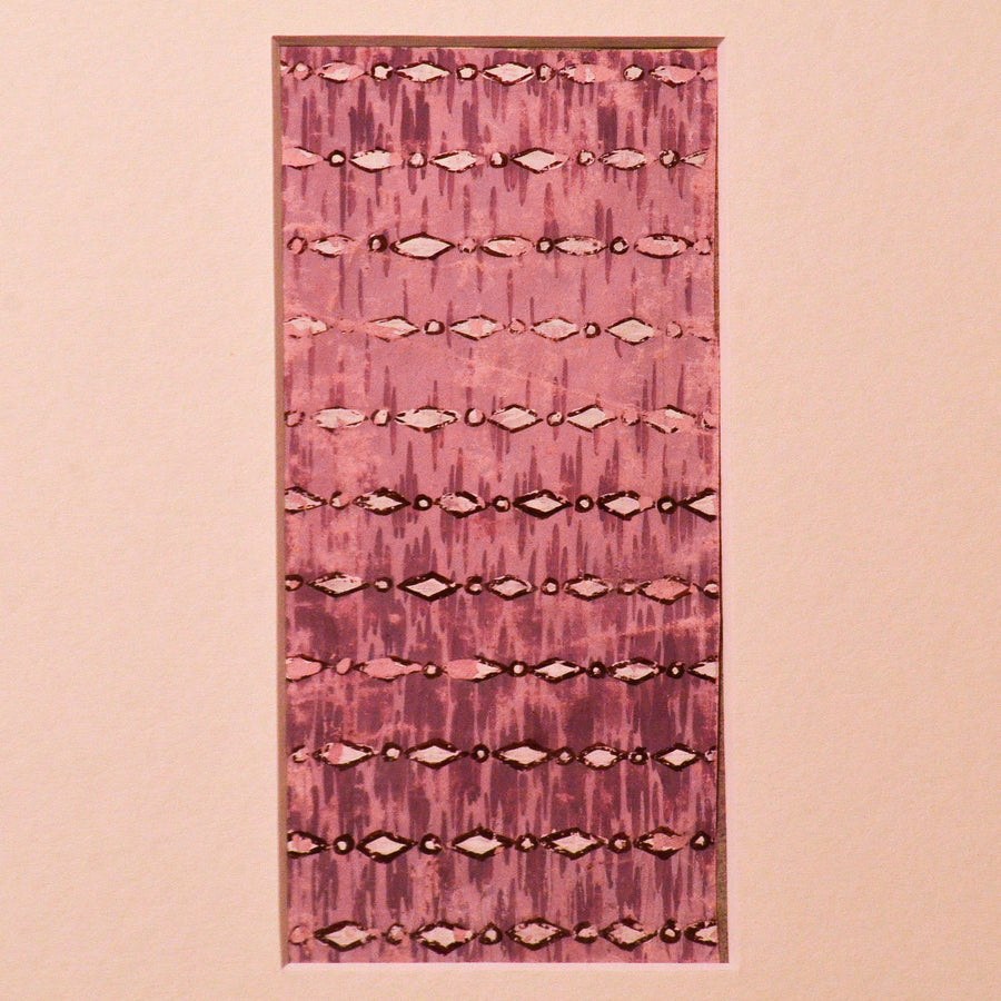 Fabric Design Paintings (Matted)