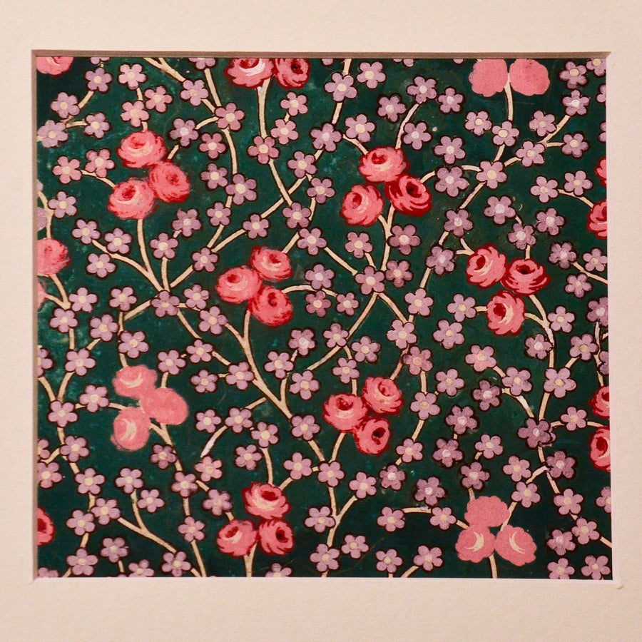 Fabric Design Paintings (Matted)
