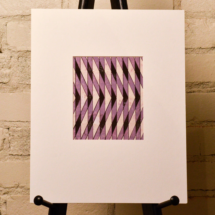 Fabric Design Paintings (Matted)