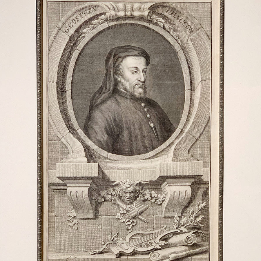Illustrious Persons of Great Britain Framed Chaucer