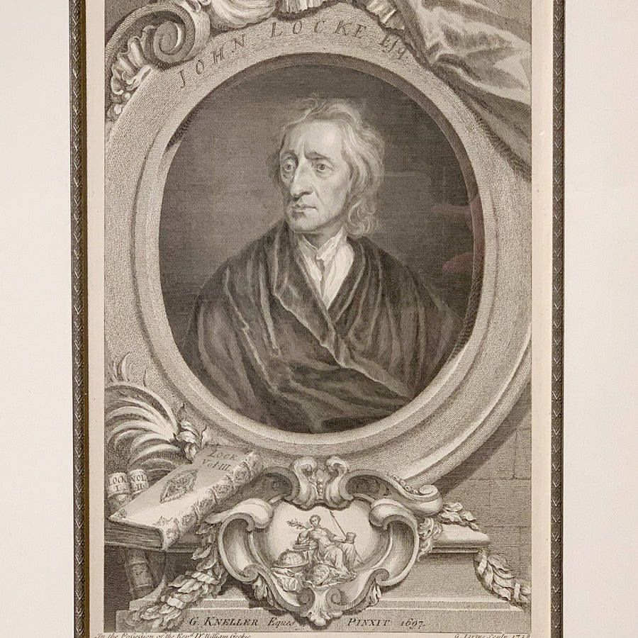 Illustrious Persons of Great Britain Framed Locke