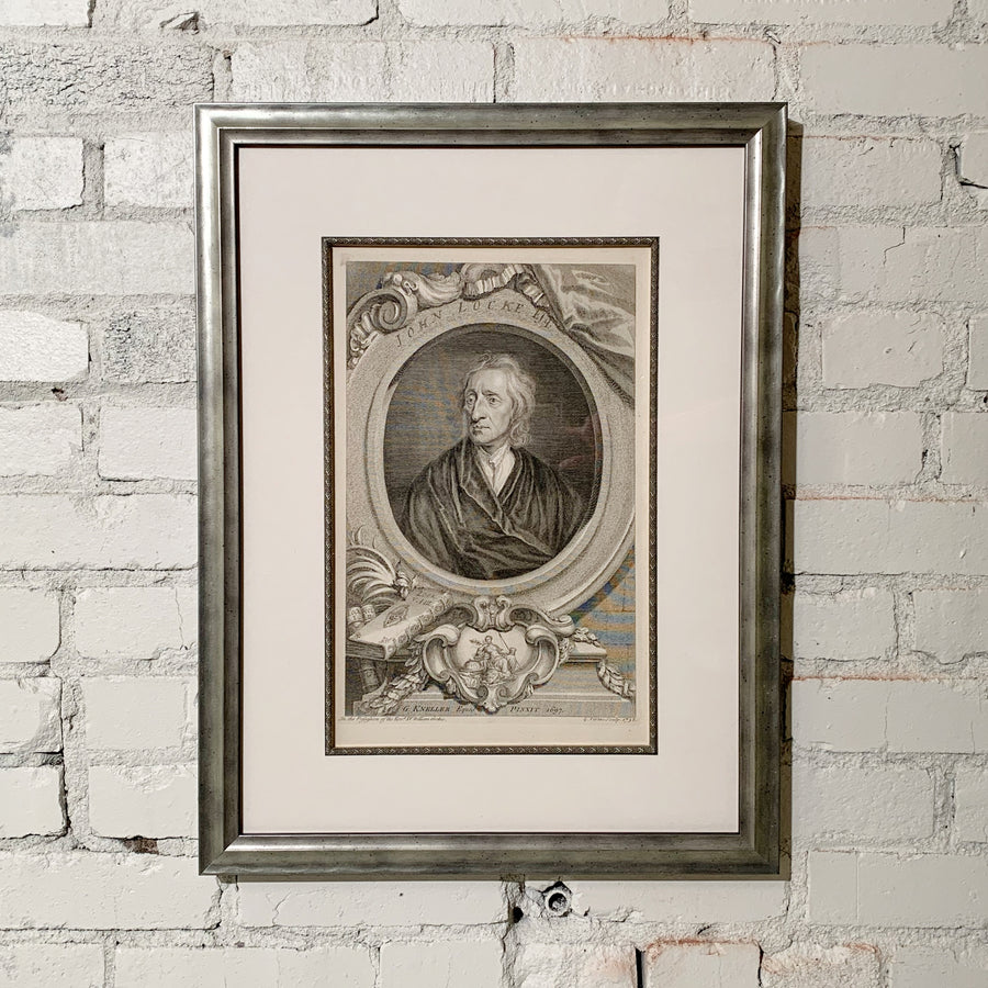 Illustrious Persons of Great Britain Framed Locke