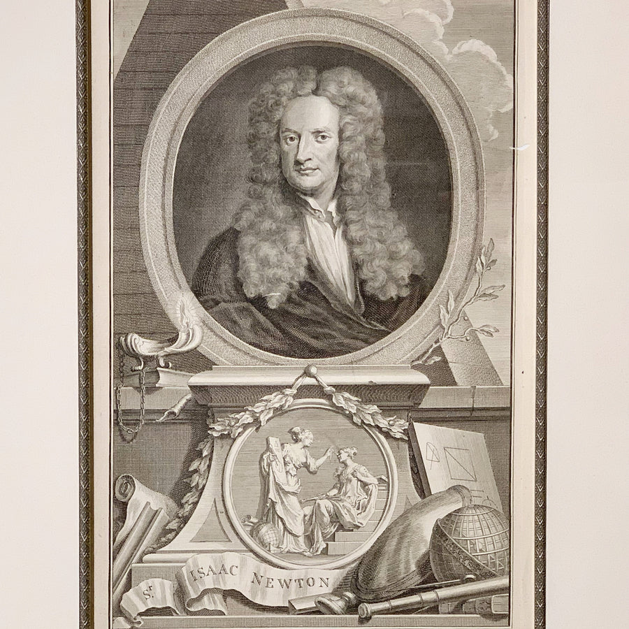 Illustrious Persons of Great Britain Framed Newton