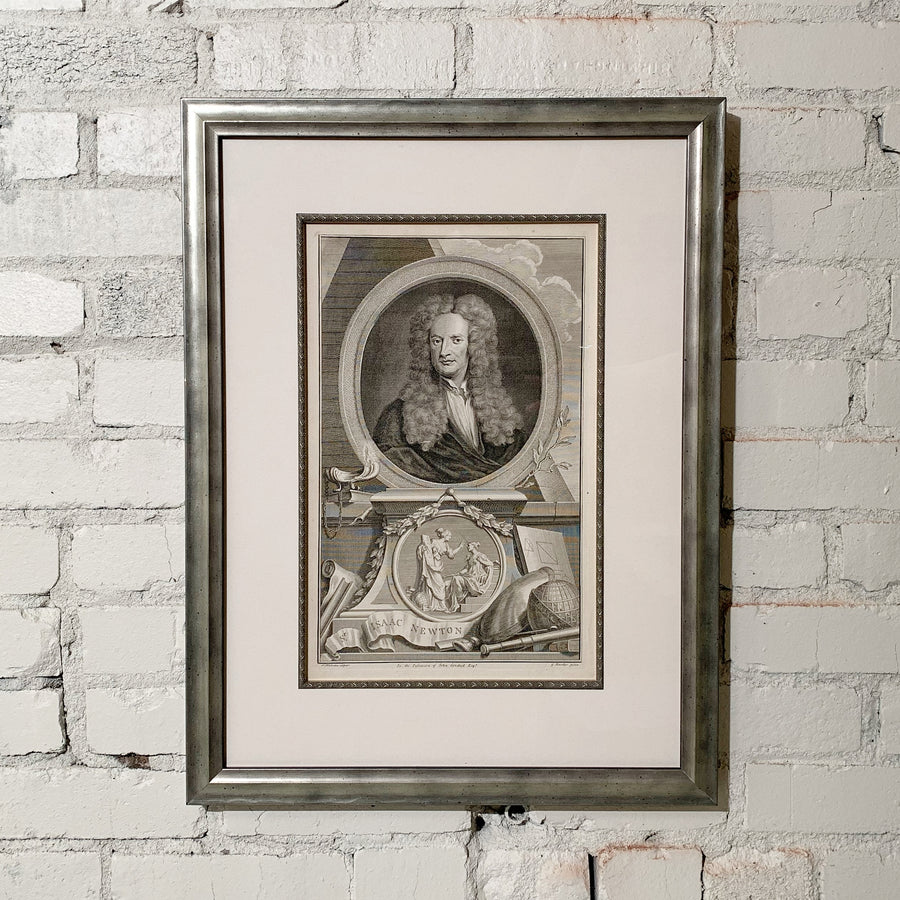 Illustrious Persons of Great Britain Framed Newton