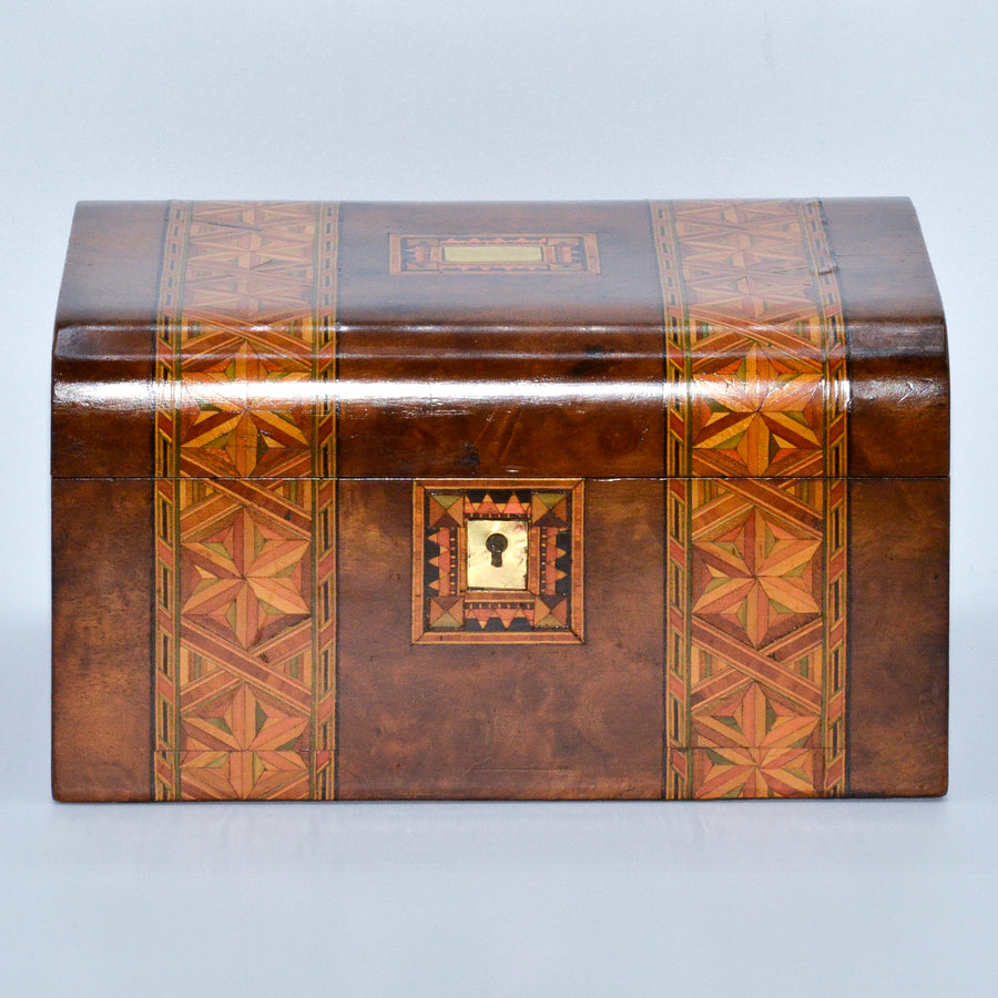 Antique British Tunbridgeware Box B4345